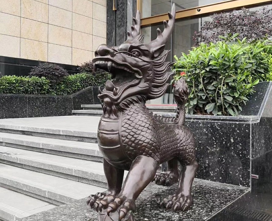 鑄銅麒麟